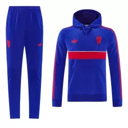 Manchester United Hoodie Sweat d'Entraînement Homme 2026-27 Bleue Manchester United Hoodie Sweat d'Entraînement Homme 2026-27 Bleue