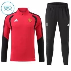 Manchester United Sweat d'Entraînement Enfant 2026-27 Quart-Zip Rouge Manchester United Sweat d'Entraînement Enfant 2026-27 Quart-Zip Rouge
