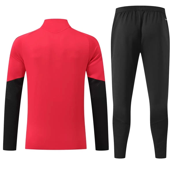 Manchester United Sweat d'Entraînement Homme 2026-27 Quart-Zip Rouge