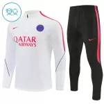 Paris Saint-Germain Sweat d'Entraînement Enfant 2026-27 Quart-Zip Blanche