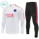 Paris Saint-Germain Sweat d'Entraînement Enfant 2026-27 Quart-Zip Blanche Paris Saint-Germain Sweat d'Entraînement Enfant 2026-27 Quart-Zip Blanche