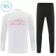 Paris Saint-Germain Sweat d'Entraînement Enfant 2026-27 Quart-Zip Blanche