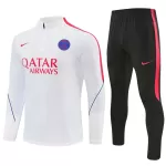 Paris Saint-Germain Sweat d'Entraînement Homme 2026-27 Quart-Zip Blanche
