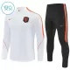 Pays-Bas Sweat d'Entraînement Enfant 2026-27 Quart-Zip Blanche