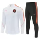 Pays-Bas Sweat d'Entraînement Homme 2026-27 Quart-Zip Blanche Pays-Bas Sweat d'Entraînement Homme 2026-27 Quart-Zip Blanche