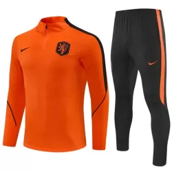 Pays-Bas Sweat d'Entraînement Homme 2026-27 Quart-Zip Orange Pays-Bas Sweat d'Entraînement Homme 2026-27 Quart-Zip Orange