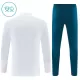 Portugal Sweat d'Entraînement Enfant 2026-27 Quart-Zip Blanche