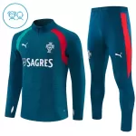 Portugal Sweat d'Entraînement Enfant 2026-27 Quart-Zip Bleue