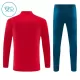 Portugal Sweat d'Entraînement Enfant 2026-27 Quart-Zip Rouge