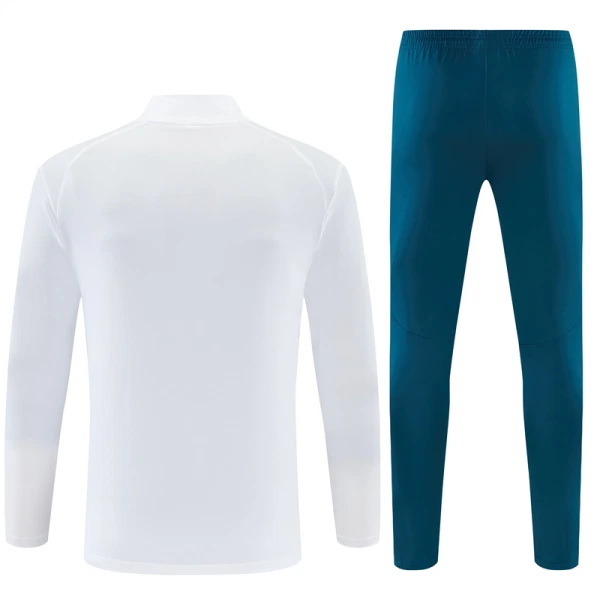 Portugal Sweat d'Entraînement Homme 2026-27 Quart-Zip Blanche