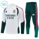 Real Madrid Sweat d'Entraînement Enfant 2026-27 Quart-Zip Blanche Real Madrid Sweat d'Entraînement Enfant 2026-27 Quart-Zip Blanche
