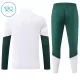 Real Madrid Sweat d'Entraînement Enfant 2026-27 Quart-Zip Blanche