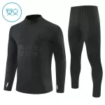 Real Madrid Sweat d'Entraînement Enfant 2026-27 Quart-Zip Noire