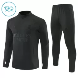 Real Madrid Sweat d'Entraînement Enfant 2026-27 Quart-Zip Noire Real Madrid Sweat d'Entraînement Enfant 2026-27 Quart-Zip Noire