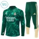 Real Madrid Sweat d'Entraînement Enfant 2026-27 Quart-Zip Verte