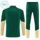 Real Madrid Sweat d'Entraînement Enfant 2026-27 Quart-Zip Verte