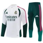 Real Madrid Sweat d'Entraînement Homme 2026-27 Quart-Zip Blanche