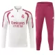 Real Madrid Sweat d'Entraînement Homme 2026-27 Quart-Zip Blanche Real Madrid Sweat d'Entraînement Homme 2026-27 Quart-Zip Blanche