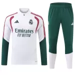 Real Madrid Sweat d'Entraînement Homme 2026-27 Quart-Zip Blanche