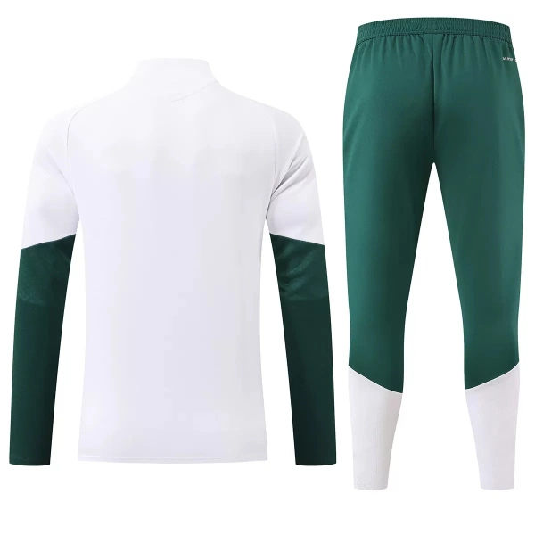 Real Madrid Sweat d'Entraînement Homme 2026-27 Quart-Zip Blanche