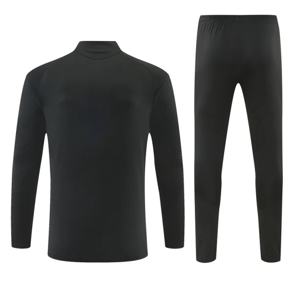 Real Madrid Sweat d'Entraînement Homme 2026-27 Quart-Zip Noire