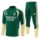 Real Madrid Sweat d'Entraînement Homme 2026-27 Quart-Zip Verte