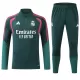 Real Madrid Sweat d'Entraînement Homme 2026-27 Quart-Zip Verte Real Madrid Sweat d'Entraînement Homme 2026-27 Quart-Zip Verte