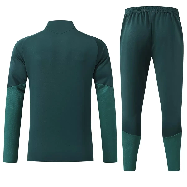 Real Madrid Sweat d'Entraînement Homme 2026-27 Quart-Zip Verte