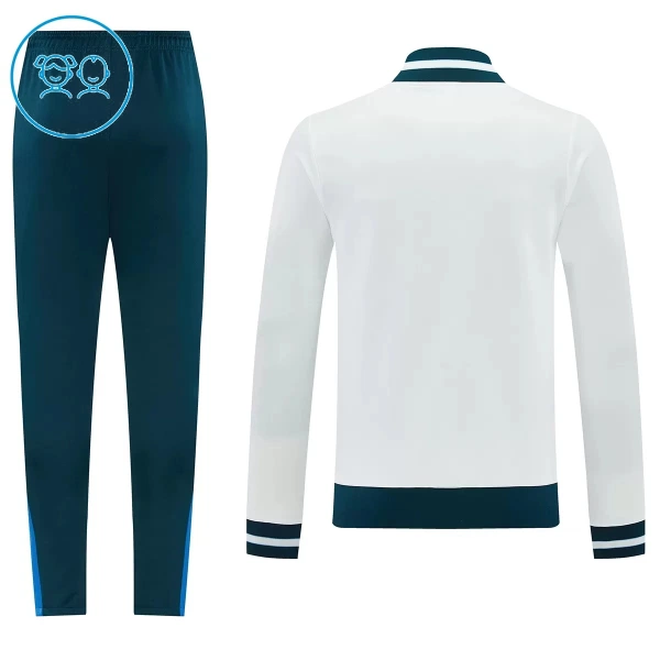 SSC Naples Ensemble Vestes d'Entraînement Enfant 2026-27 Blanche