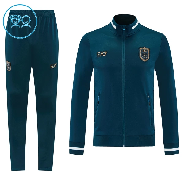 SSC Naples Ensemble Vestes d'Entraînement Enfant 2026-27 Navy