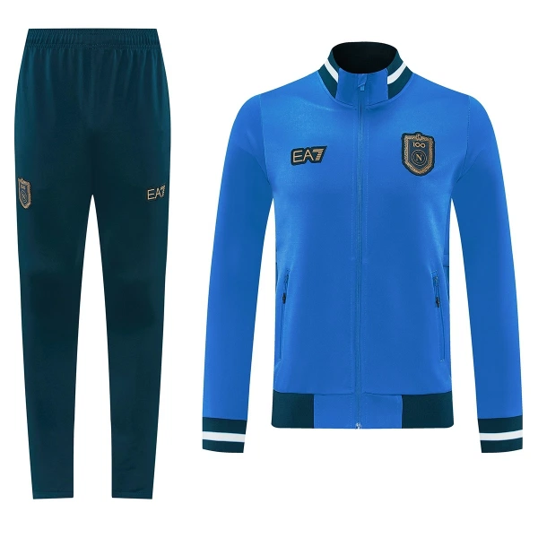 SSC Naples Ensemble Vestes d'Entraînement Homme 2026-27 Bleue SSC Naples Ensemble Vestes d'Entraînement Homme 2026-27 Bleue