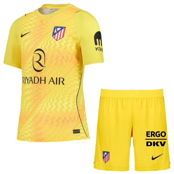 Maillot Gardien Atlético Madrid Enfant 2026-27 Jaune Maillot Gardien Atlético Madrid Enfant 2026-27 Jaune
