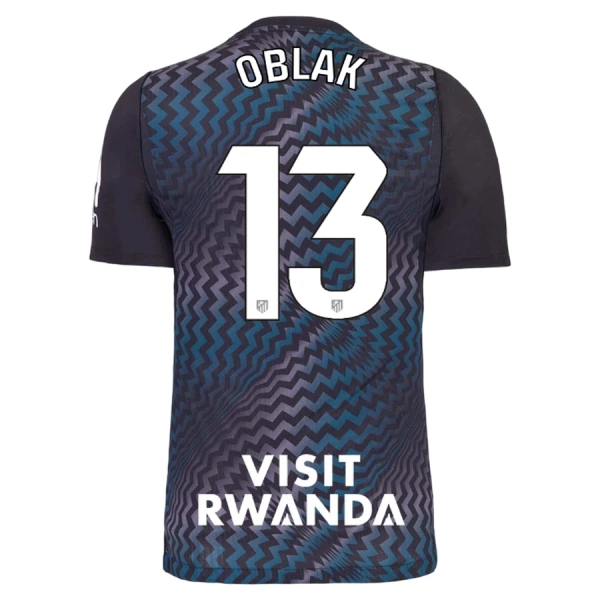 Maillot Gardien Atlético Madrid Oblak 13 Homme 2026-27 Noire Maillot Gardien Atlético Madrid Oblak 13 Homme 2026-27 Noire
