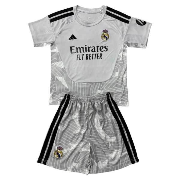 Maillot Gardien Real Madrid Enfant 2026-27 Gris Maillot Gardien Real Madrid Enfant 2026-27 Gris