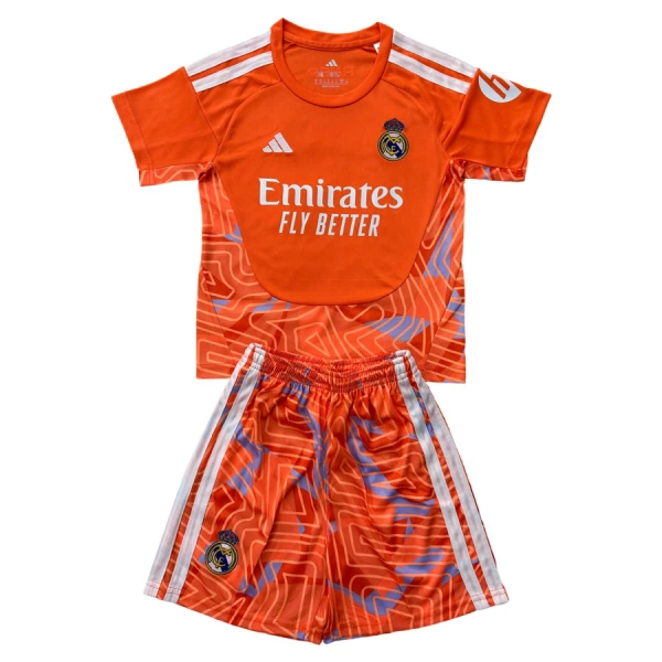 Maillot Gardien Real Madrid Enfant 2026-27 Orange Maillot Gardien Real Madrid Enfant 2026-27 Orange