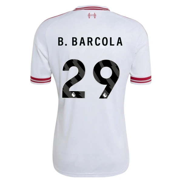 Maillot Liverpool B. Barcola 29 Homme Extérieur 2026-27