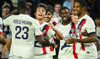 Cinq joueurs ont marqué des buts en un seul match du Paris Saint-Germain lors de la nouvelle saison
