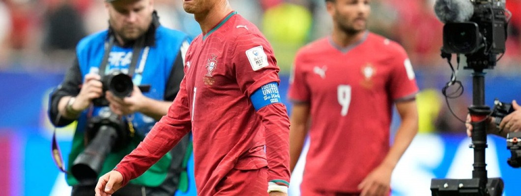 Cristiano Ronaldo a tenté trois tirs au but lors du match d'ouverture de la Coupe du Monde Cristiano Ronaldo a tenté trois tirs au but lors du match d'ouverture de la Coupe du Monde