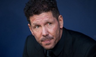 Diego Simeone a l'air seul