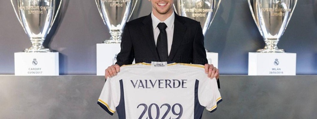 Le Real Madrid choisit de renouveler le milieu de terrain Federico Valverde plus tôt Le Real Madrid choisit de renouveler le milieu de terrain Federico Valverde plus tôt