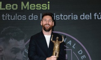 Lionel Messi remporte le prix du meilleur joueur de football de Marca