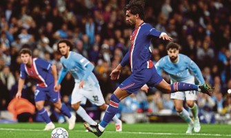 Manchester City a concédé sa première défaite face au Paris Saint-Germain en Ligue des champions