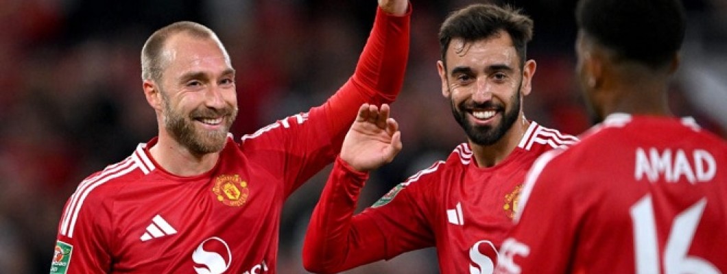 Manchester United a remporté un match avec 7 buts Manchester United a remporté un match avec 7 buts