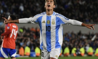 Paulo Dybala revient sur le terrain avec le maillot argentin n°10